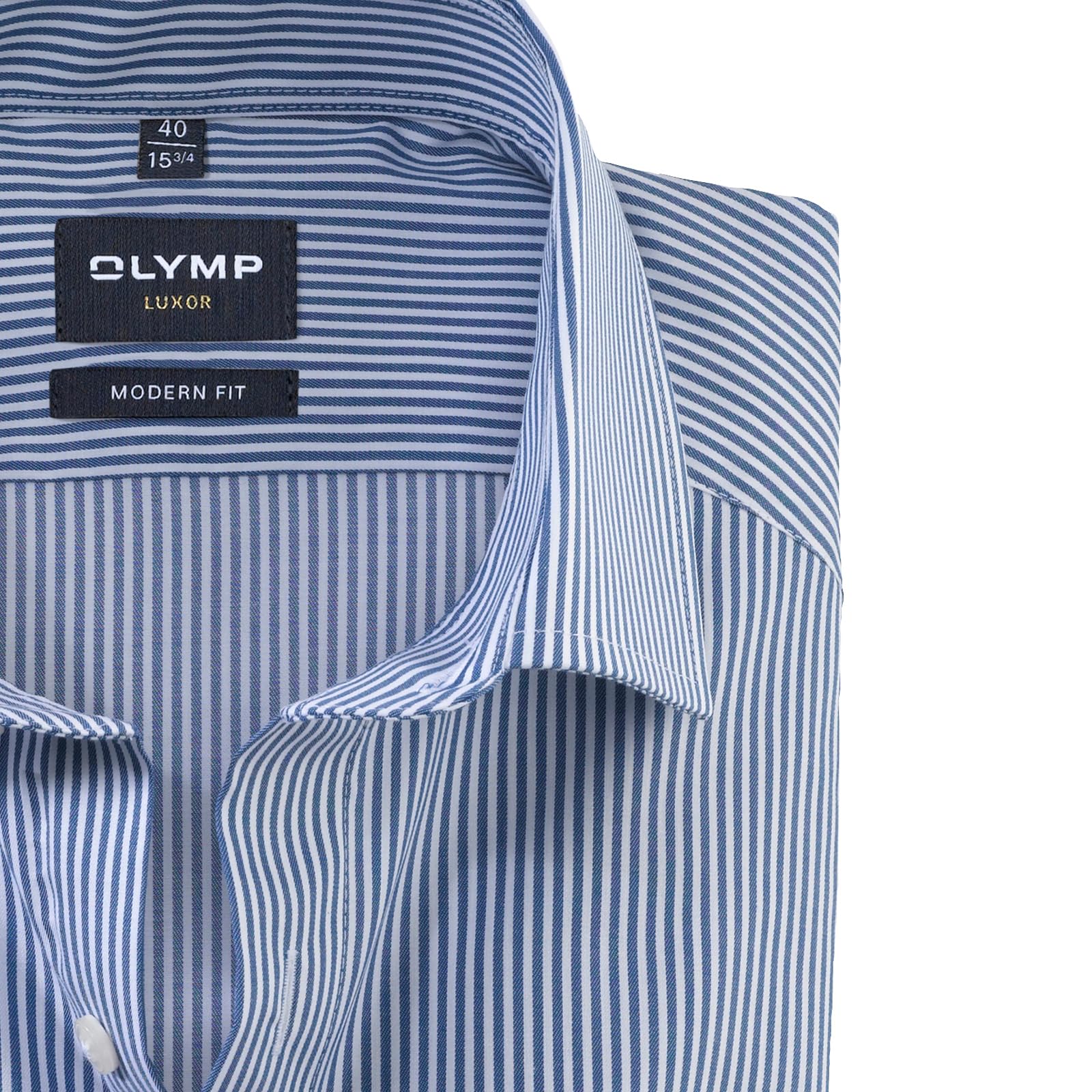 OLYMP Herren Oberhemd Langarm Luxor,Römer Streifen,modern fit,Global Kent