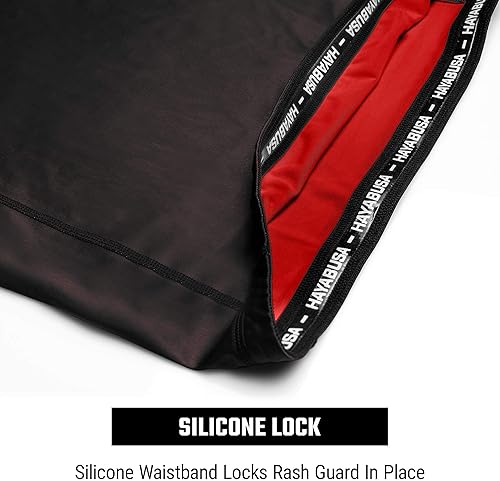 Miniatura 3 de Hayabusa Geo Kids BJJ Rash Guard de manga larga para niños y niñas