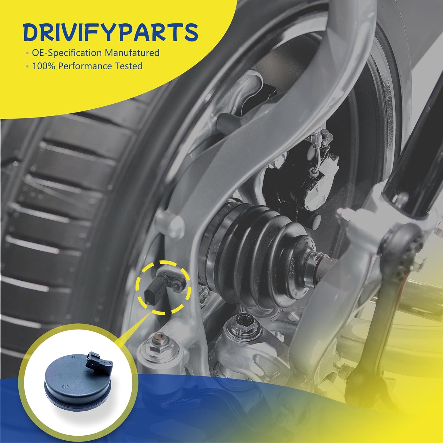 ABS Wheel Speed Sensor Rear Left and Right Fits for Kia & Hyundai - Santa Fe 2007-2018, Veracruz 2008-2012, Sorento 2009 2011 2012 2015, ALS3444, 2pcs