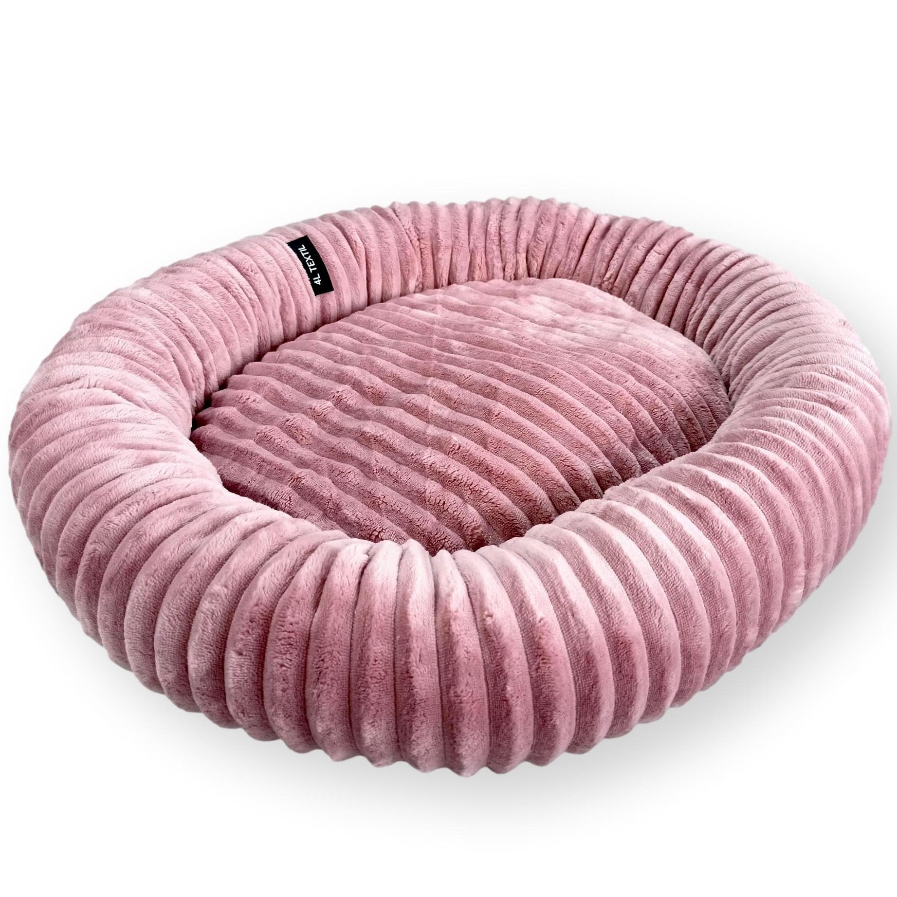 4L Textil Luna Lit pour chien douillet pour chiens de taille moyenne Corbeille pour chats peluche Panier pour chien pour chiens de taille moyenne Lit pour chien pour chiots Coussin pour chien Lit pour