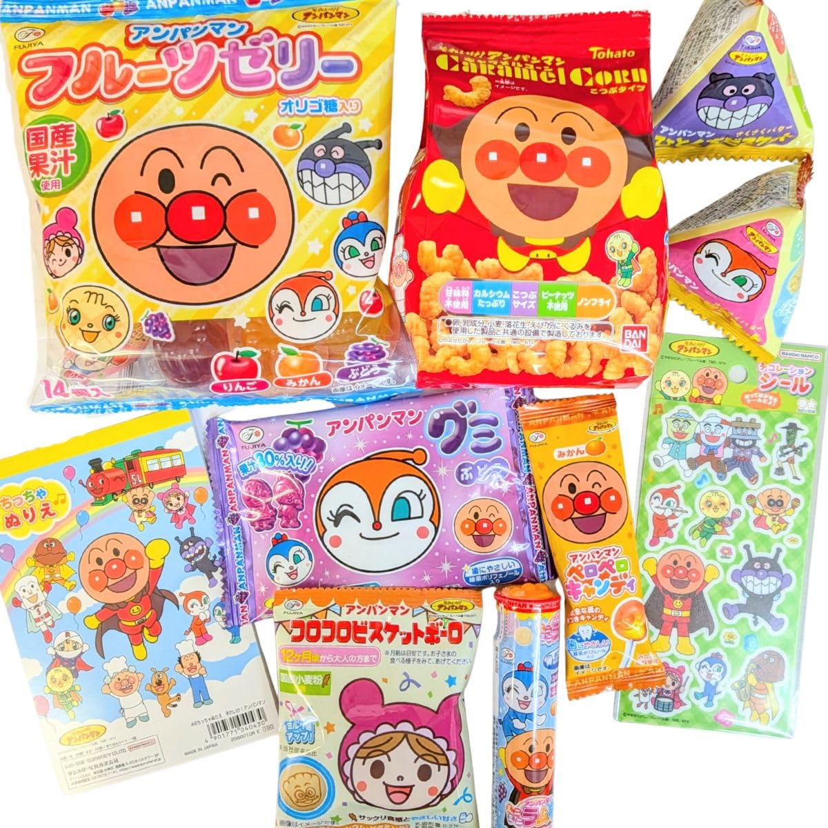 Amazon.co.jp: アンパンマン お菓子 詰め合わせ 10点セット お祭り