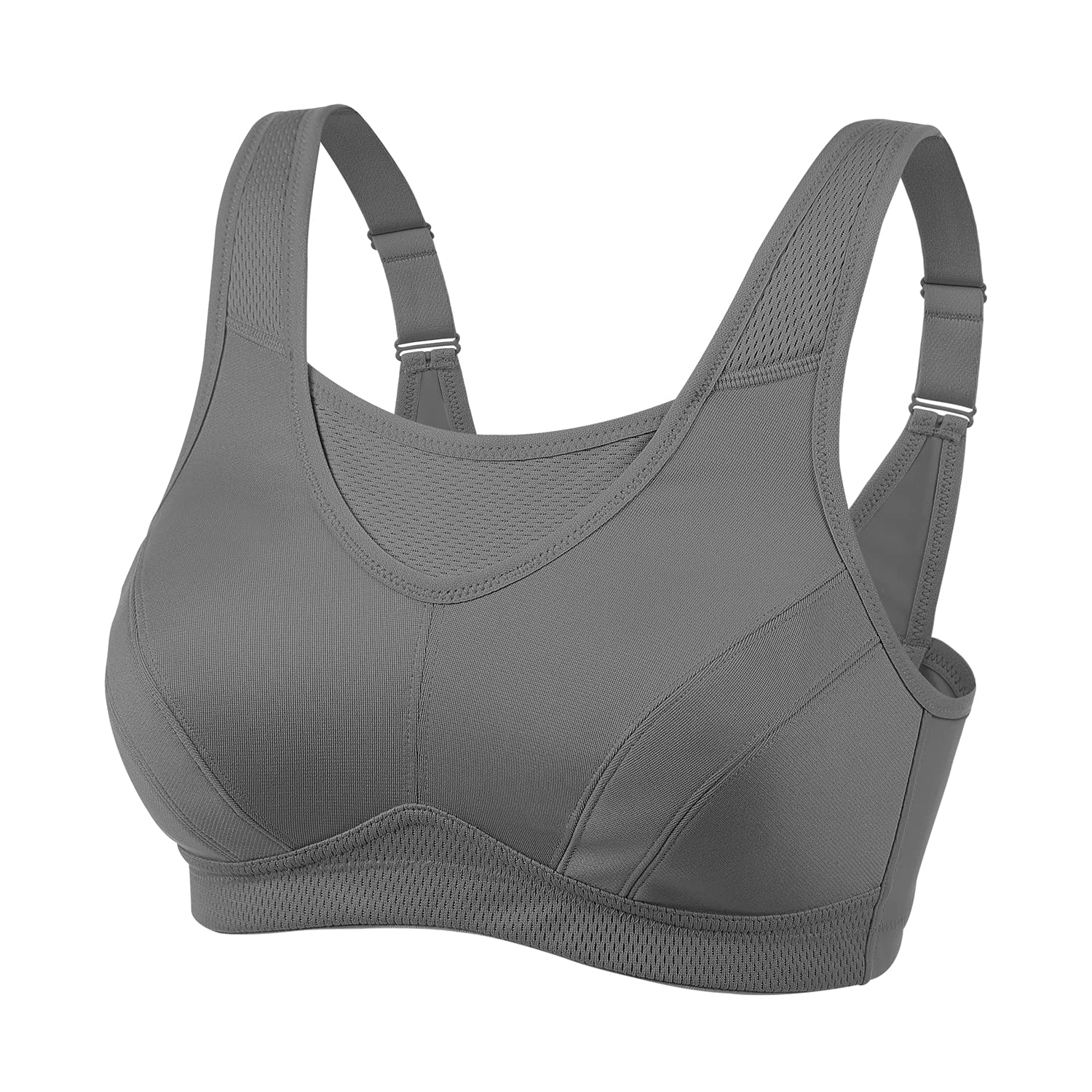 WingsLove Women’s High Impact Comfort Full Support Non Padded Sport Bra — view 23
