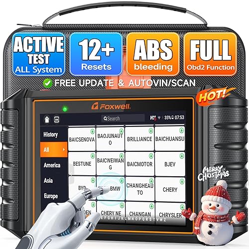 FOXWELL NT726 OBD2 Scanner Diagnostic Tool, All System Bidirectional Scan