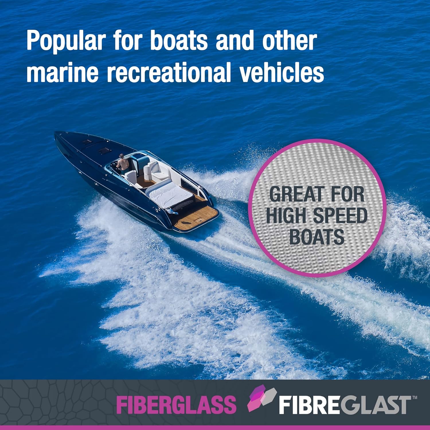 Fibre Glast Fiberglass Cloth Roll – Premium Plain Weave Glass Fiber — High-Strength Waterproof Boat Cloth for Marine Hulls & Watercraft Repair Kits (6 oz - 10 oz) – 10 oz, 3 Yards, Made in USA