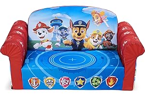 MARSHMALLOW Furniture, Children’s 2-in-1 Flip Open Foam Compressed Sofa, PAW Patrol