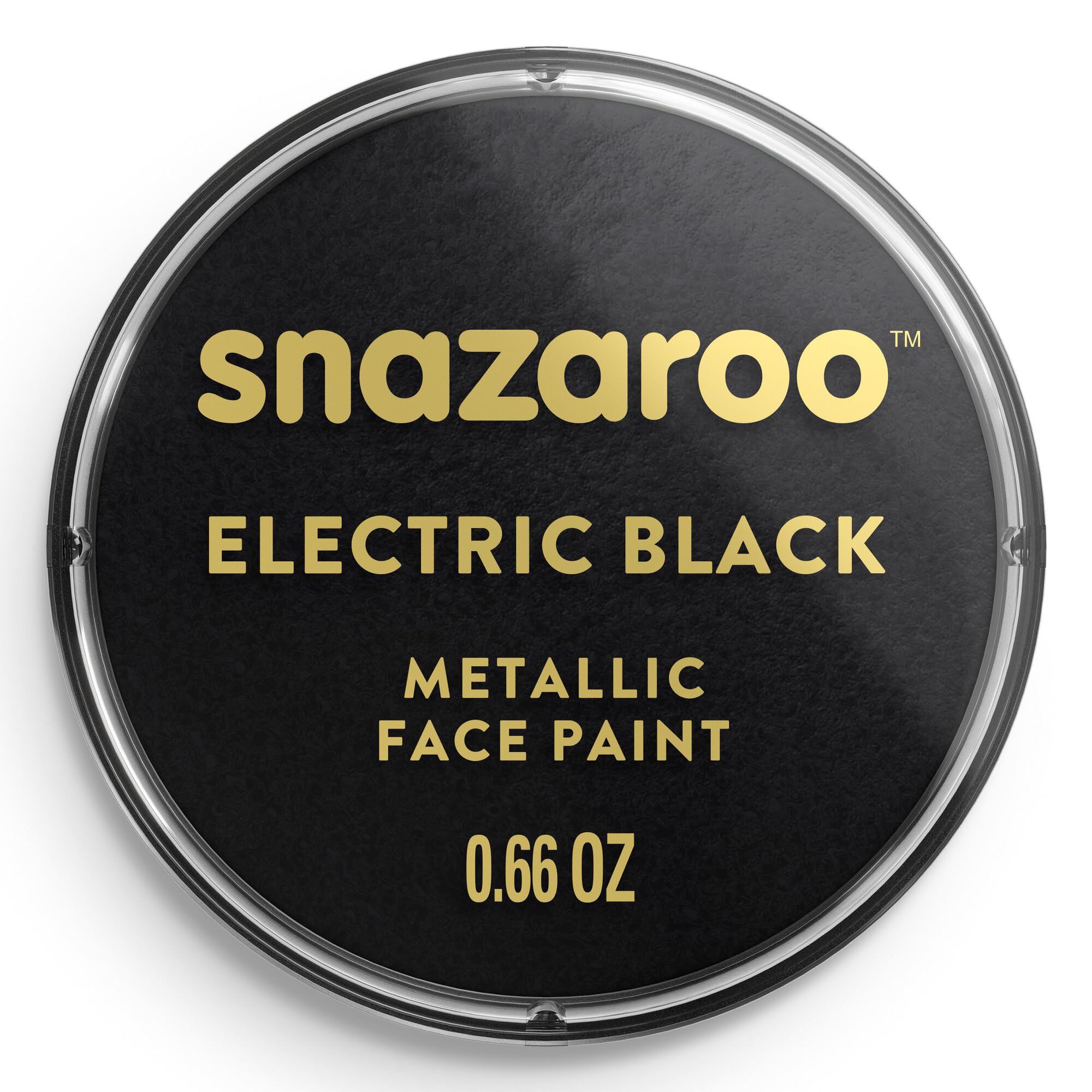 Snazaroo - Pittura Per Viso e Corpo, Trucchi da Viso per Travestimenti, per Bambini e Adulti, 18 ML, Colore Nero Elettrico