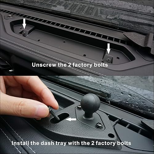 Miniatura 5 de Voswitch JL201 Phone Mount Pack for Jeep Wrangler JL JLU 2018 to 2023 and Gladiator 2020 to 2023