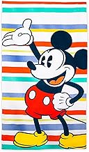 Disney Store Official, Mickey Mouse, Towel, 150 cm, Children's Item for Beach, Bath, Pool or Holidays