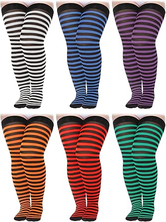 Xtinmee 12 Pairs Women Toe Socks Colorful Stripe 5 Toes Socks Cotton - View #10