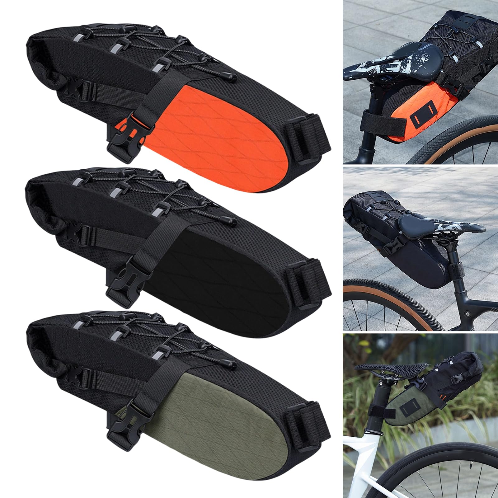 Oxxggkao Large Panniers For Bikes Rear Rack Bag Rear Seats Bag Trunk Bag Bicycles Rack Bag Under Seat Bicycles Seats Tube Bag