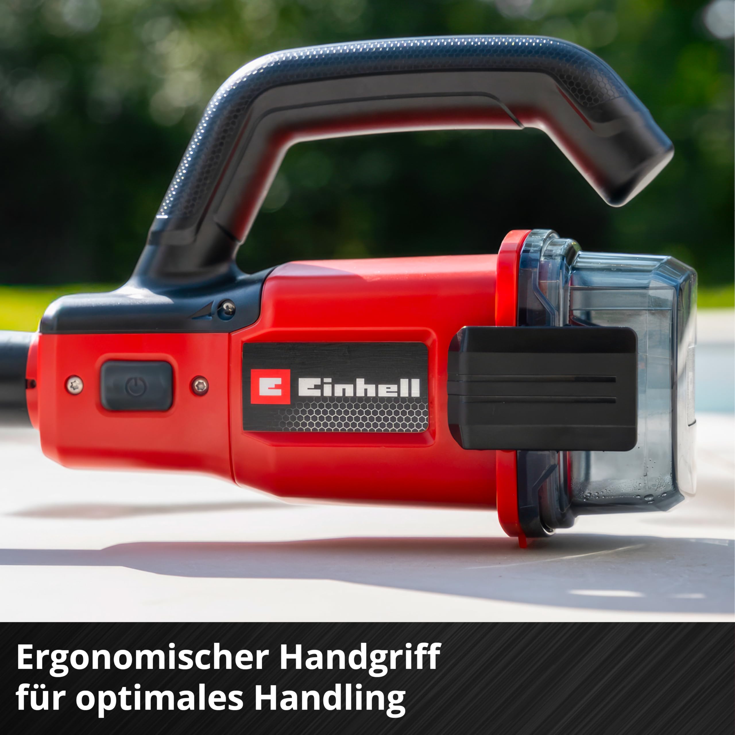 Einhell Akku-Poolsauger GE-PV 18/42 Li T-Solo PXC (18 V, wasserdichte Batteriebox, 32 cm Saugplatte, teleskopierbar bis 220 cm, Filter, inkl. kleinerer Aufsatz, ohne Akku)