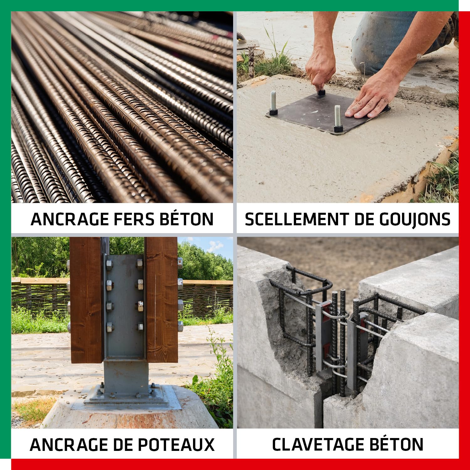 PAREXLANKO - Mortier de scellement - 700 CLAVEXPRESS - Gris - 25kg