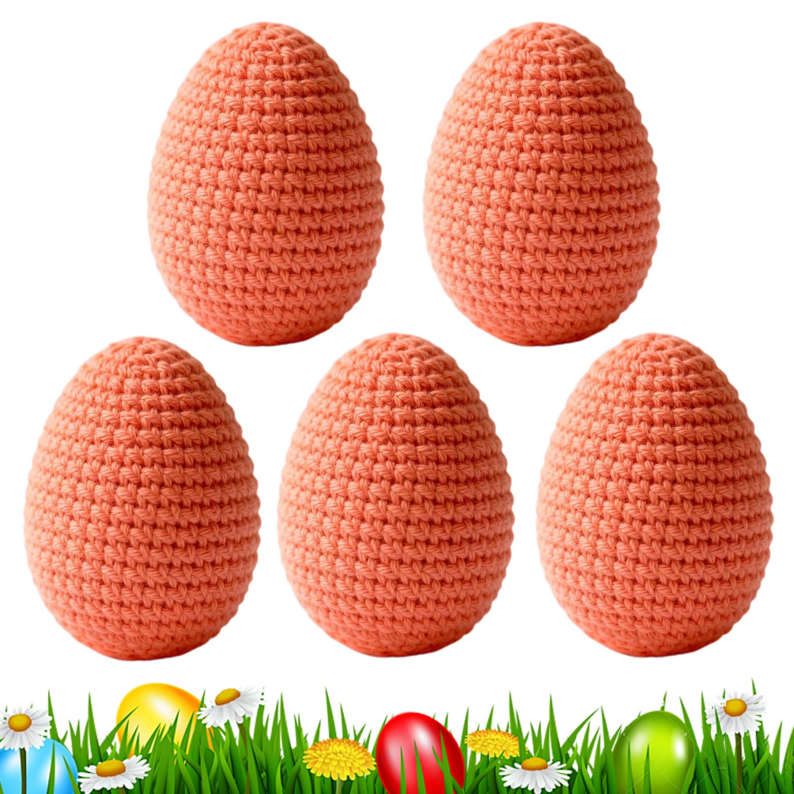 Huevos de Pascua de punto recuerdos de primavera para celebraciones y detalles familiares