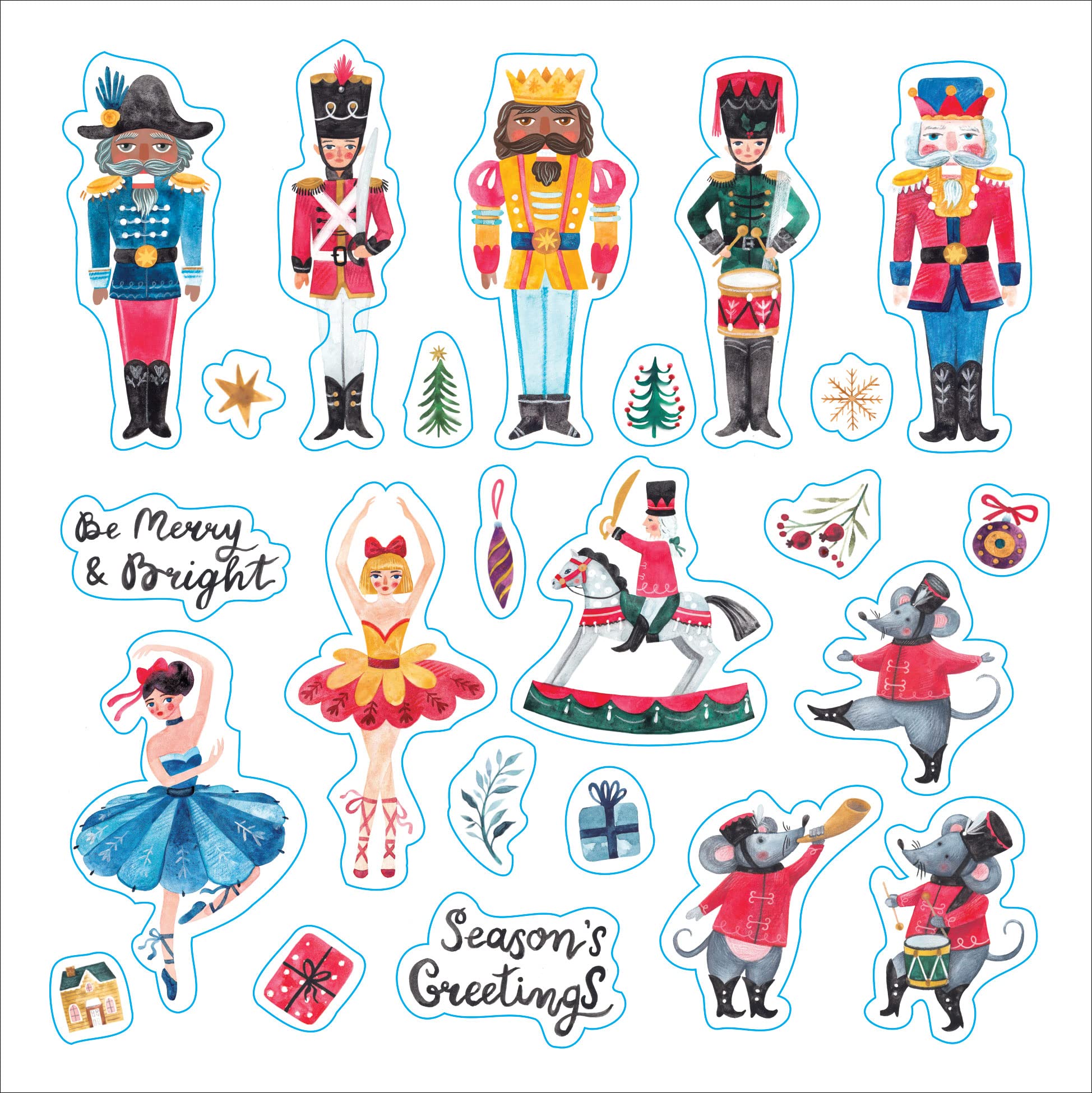Merry & Bright Christmas!: A Festive Sticker Book