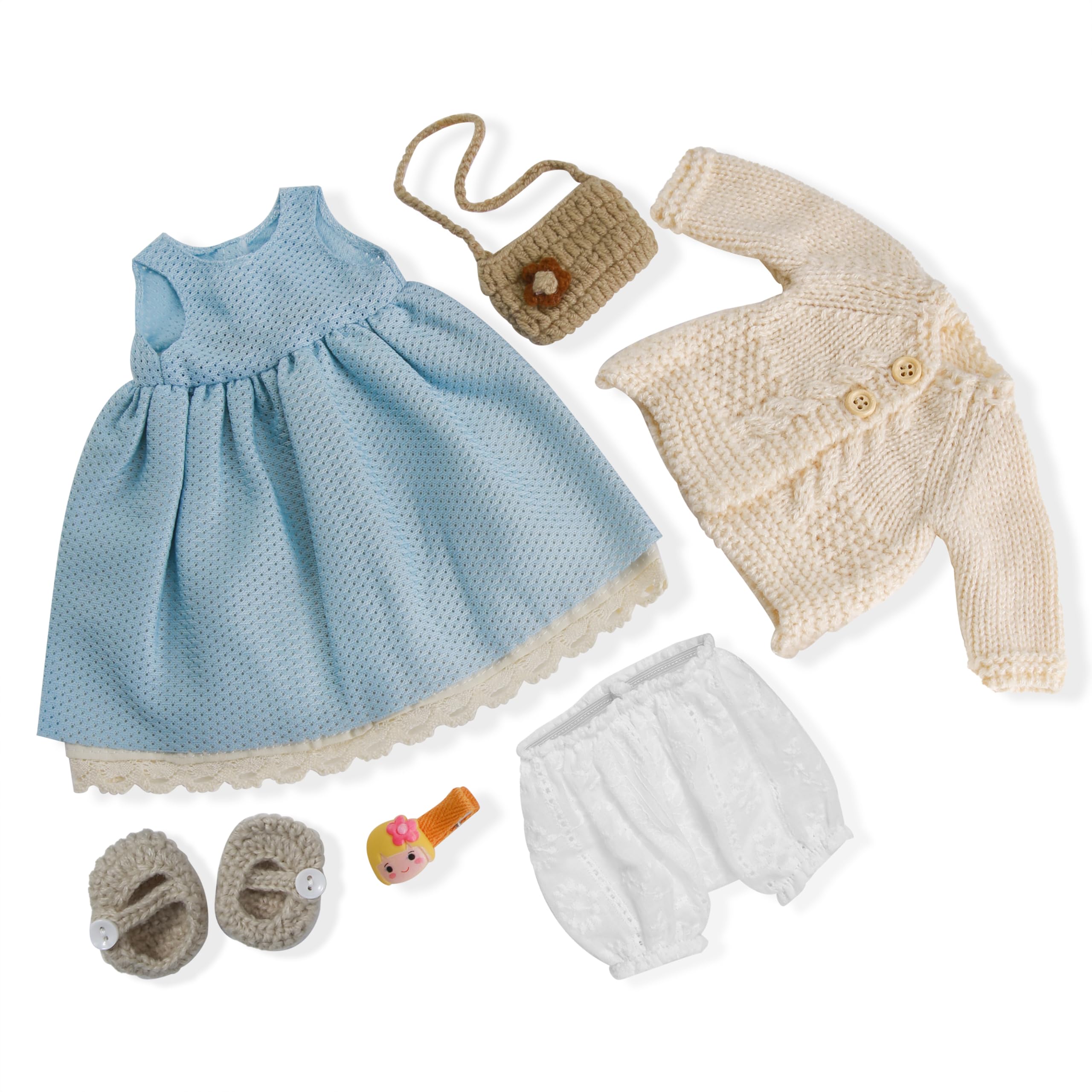 Amazon | BlissfulPixie 手作り ウォルドルフ 人形の服 30cm 服セット