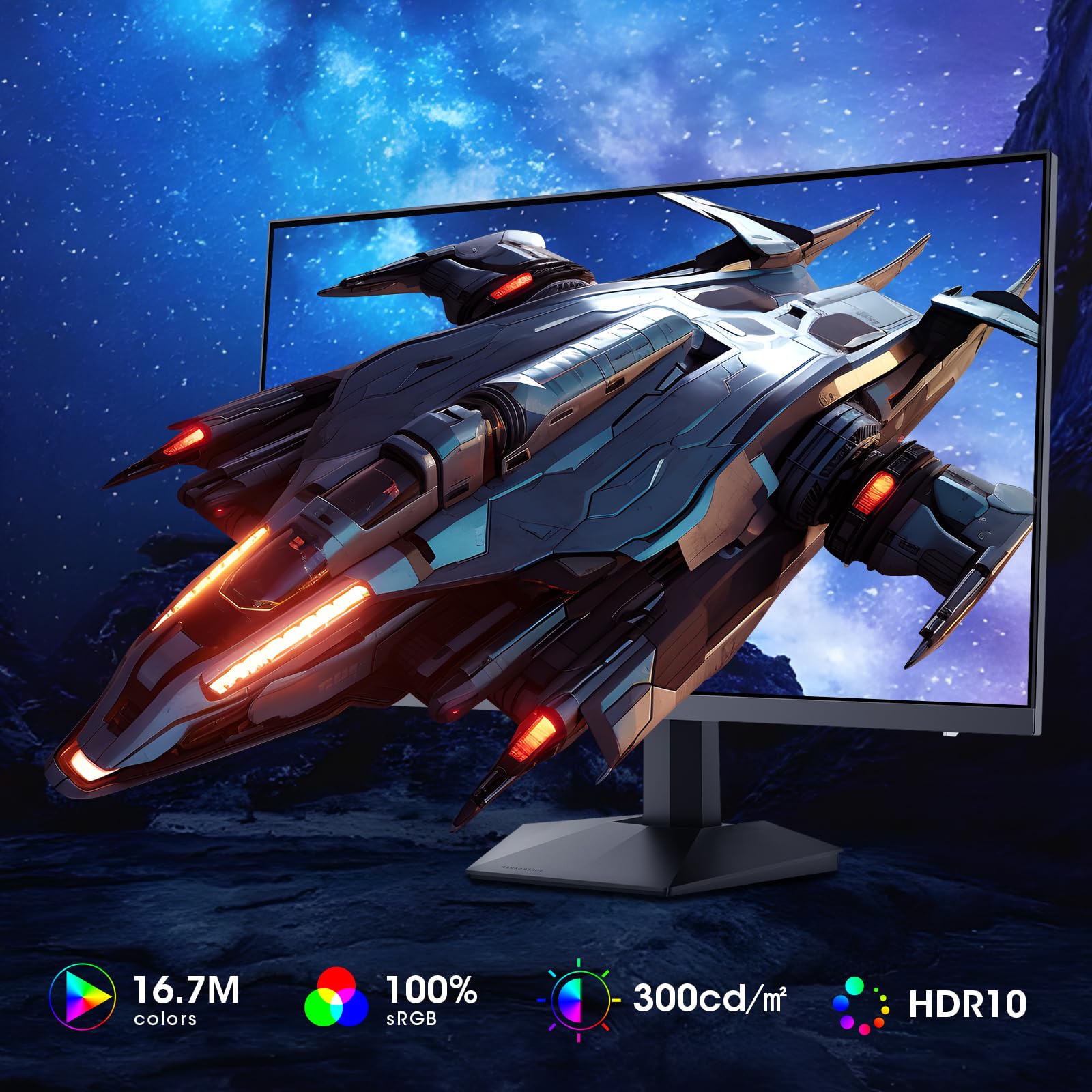 KOORUI 27 Inch Gaming Monitor QHD (2560 x 1440), 170 Hz, 1ms, DCI