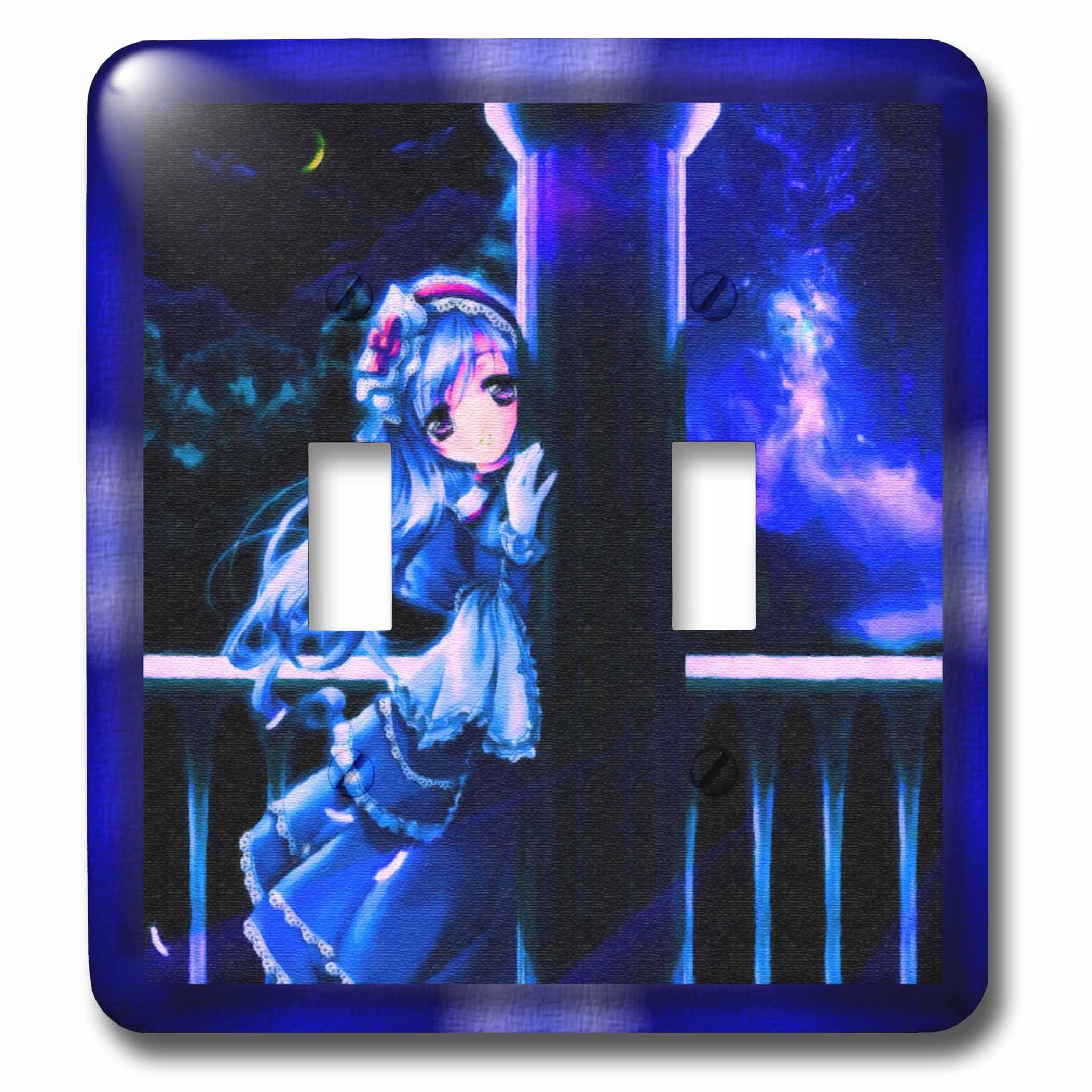 Interruptor de palanca de anime para sustituir placas aburridas con arte multicolor