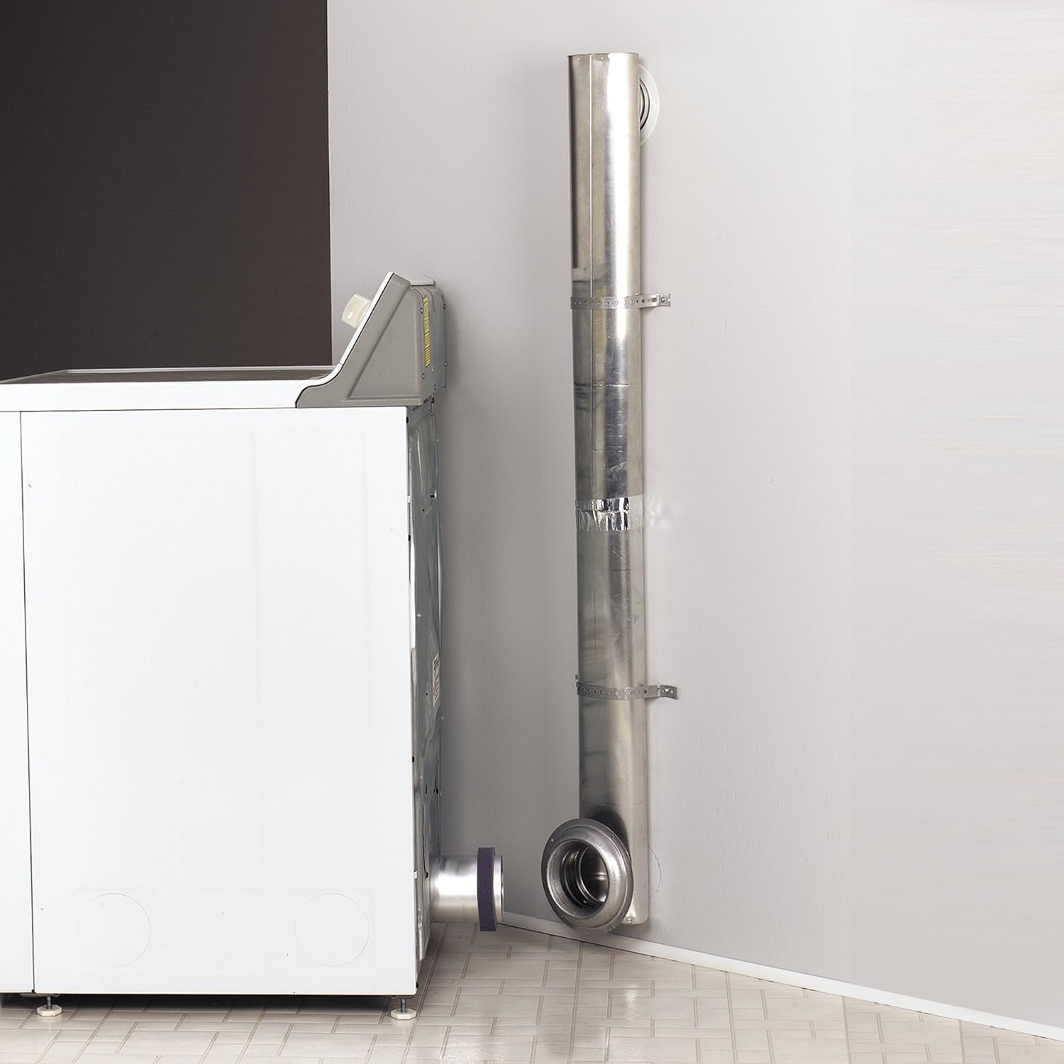 Deflecto 4" Oval Duct, Adjustable from 27" to 48" (DAF2)