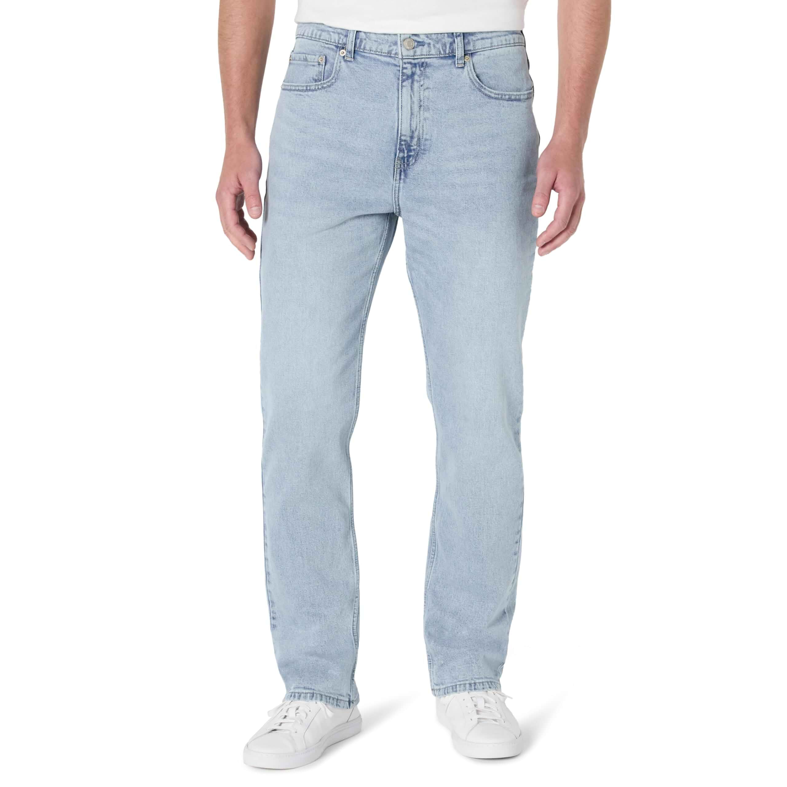 Amazon Essentials Men's Relaxed-Fit Heavyweight Rigid Jeans, 5 Pocket Styling Jeans