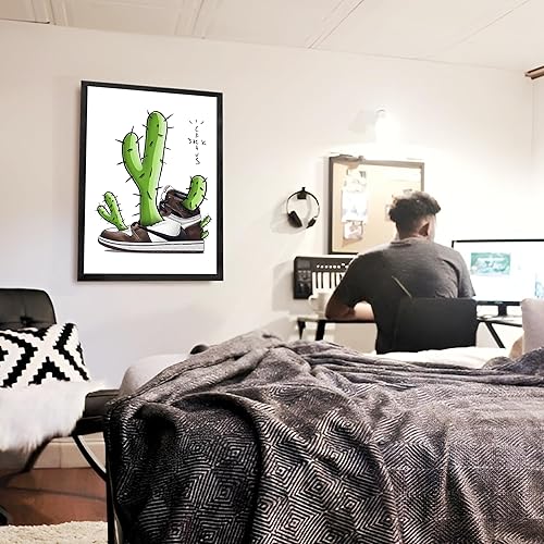 Miniatura 2 de Póster de Hypebeast Air Jordan Sneaker - (12 x 16 pulgadas) - Arte de pared AJ, decoración de habitación Hypebeast, decoración de habitación de