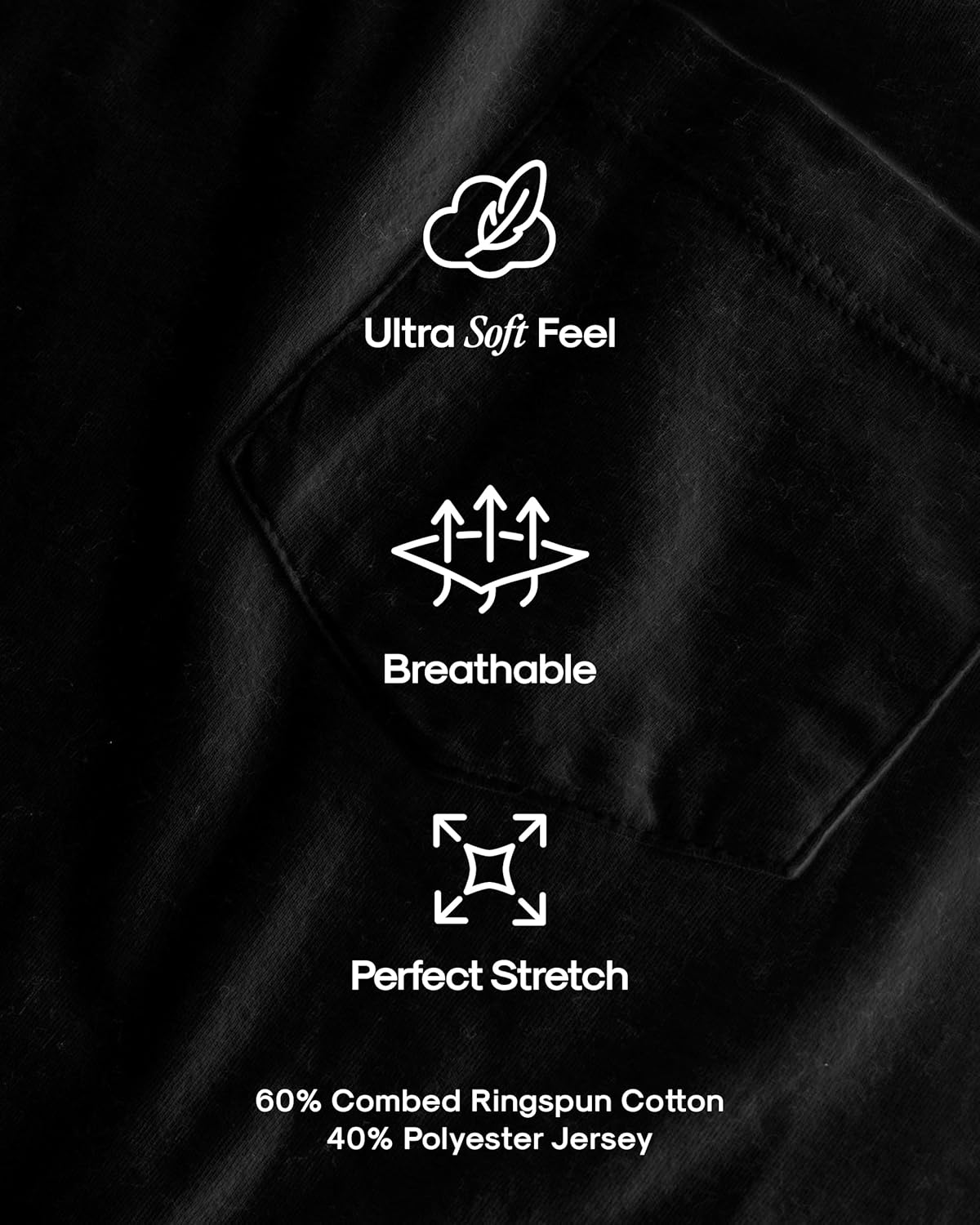 True Classic Mens T-Shirts – Pocket T Shirts for Men, Mens Pocket Tee Shirts Multipack, Cotton Crew Neck Work T Shirt for Men - Image 7