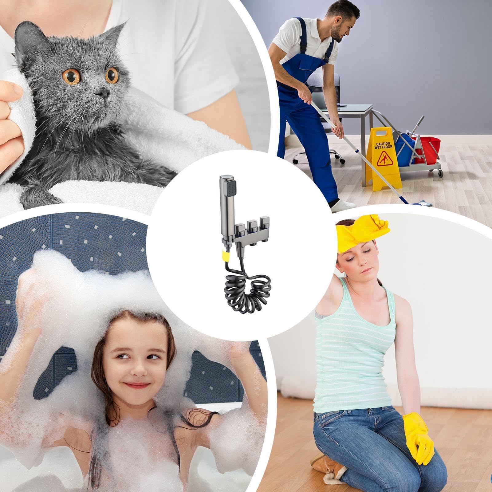 Doccia igienica portatile bidet Tubo Multifunzionale Ed Estensibile | Accessorio Bidet Per WC Igiene Personale Strumenti Pulizia Attacco Bidet WC