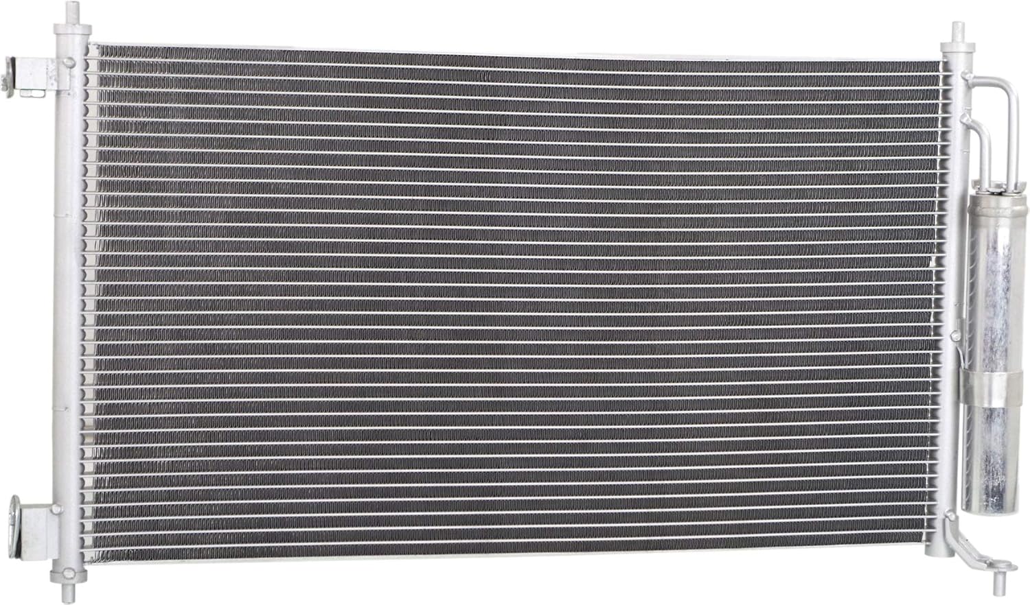 Kool-Vue A/C Condenser Compatible with 2009-2014 Nissan Cube, Fits 2007-2012 Nissan Versa With Receiver Drier Sedan NI3030163