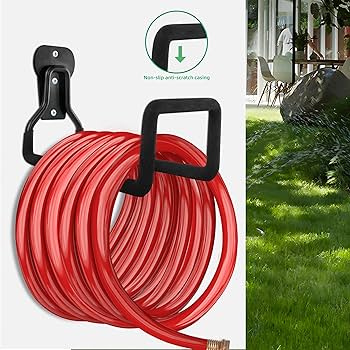 Garden Hose Holder Hose Hanger - Water Metal Hose Holder