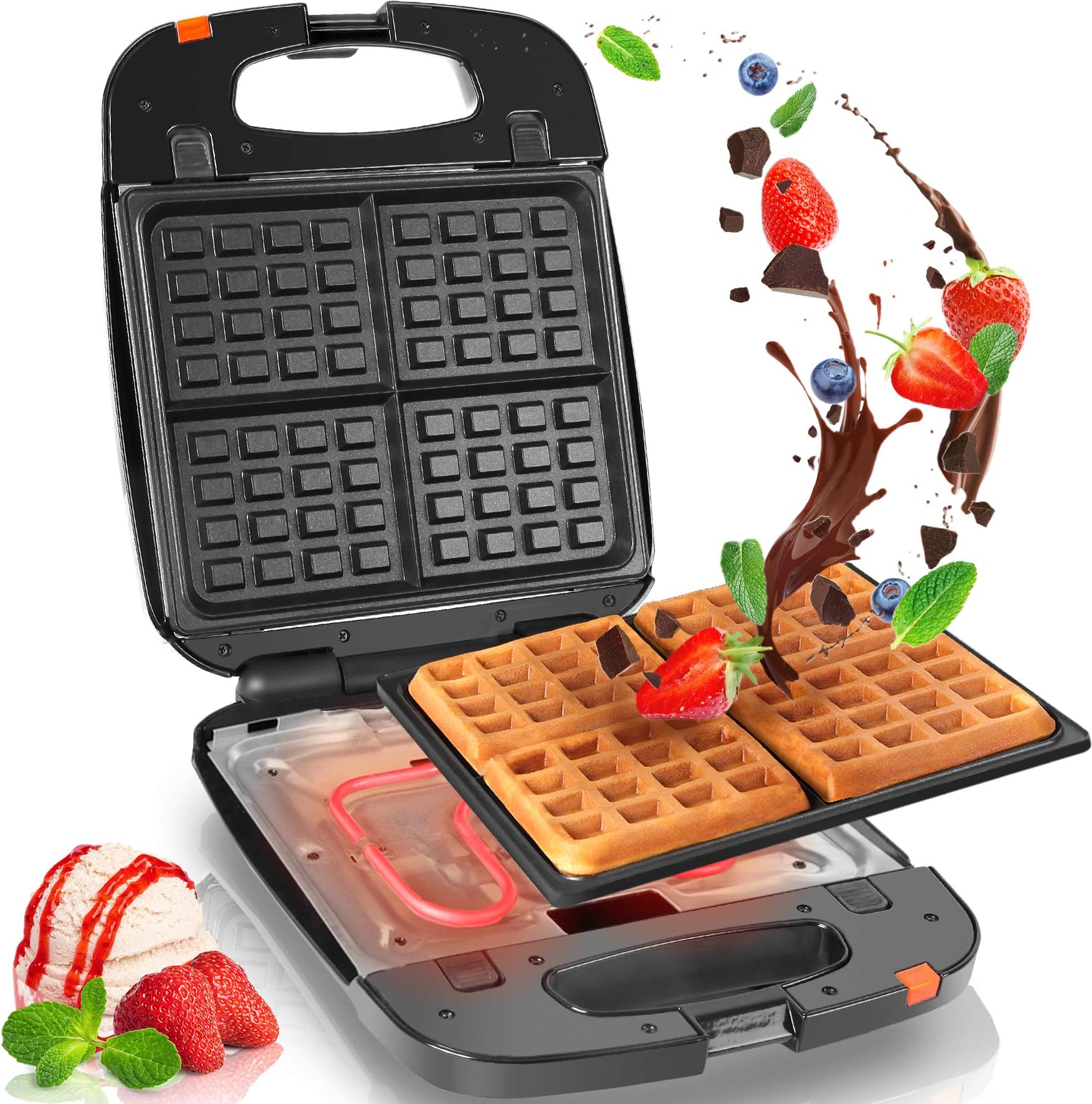 Lakeland No Mess Waffle Maker Amazon.co.uk Home & Kitchen