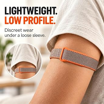 上腕二頭筋バンド Google Fitbit Air対応 調節可能な伸縮性ナイロンアッパーアームストラップ 男女兼用 通気性のあるワークアウトアームバンド ランニング ジム 筋力トレーニング HIIT用