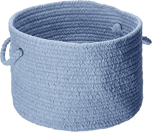 Colonial Mills Spring Meadow - Cesta utilitaria, 14.0 x 10.0in, azul pétalo