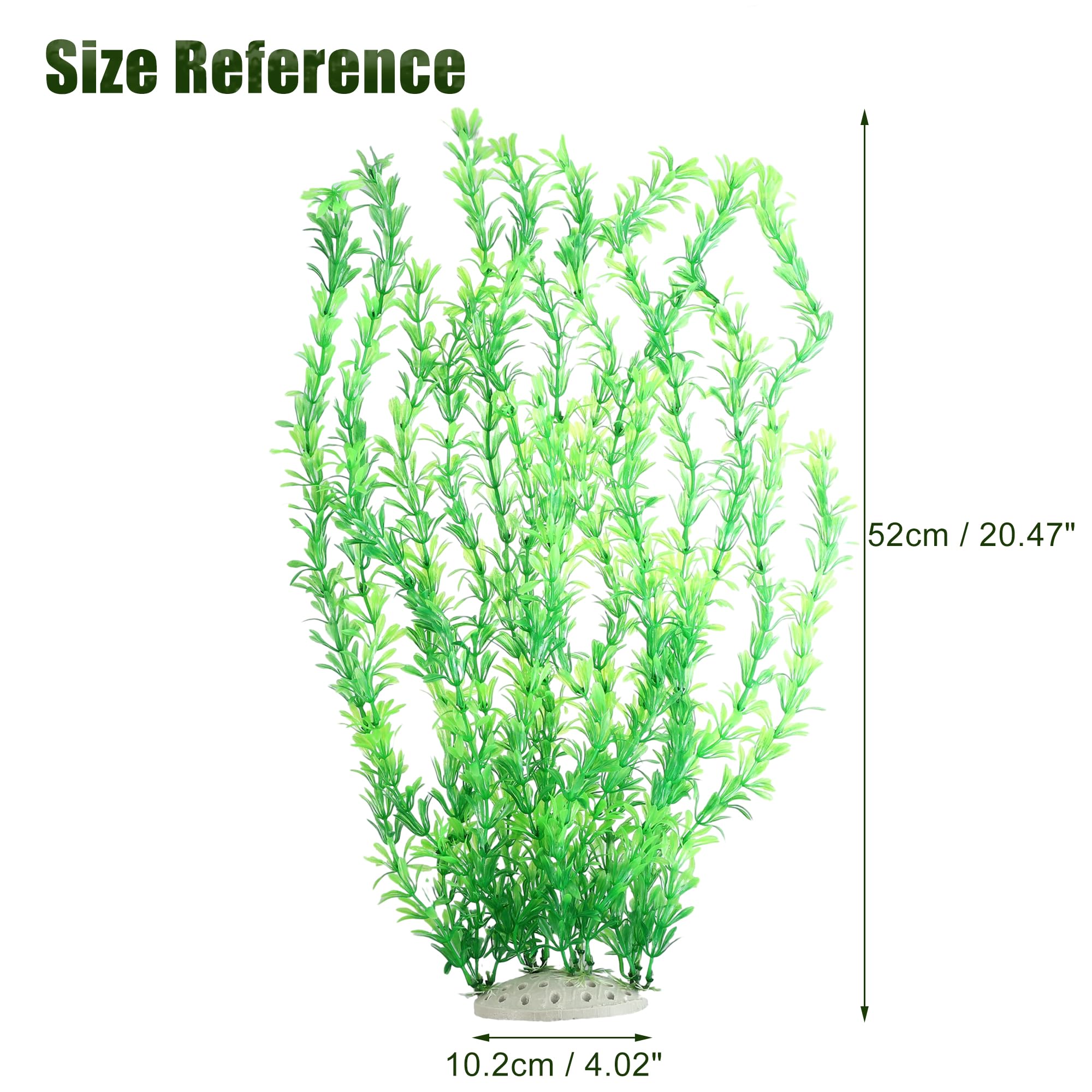 CAPASTEC Large Aquarium Plastic Plants, Tall Aquarium Plants - Image 3