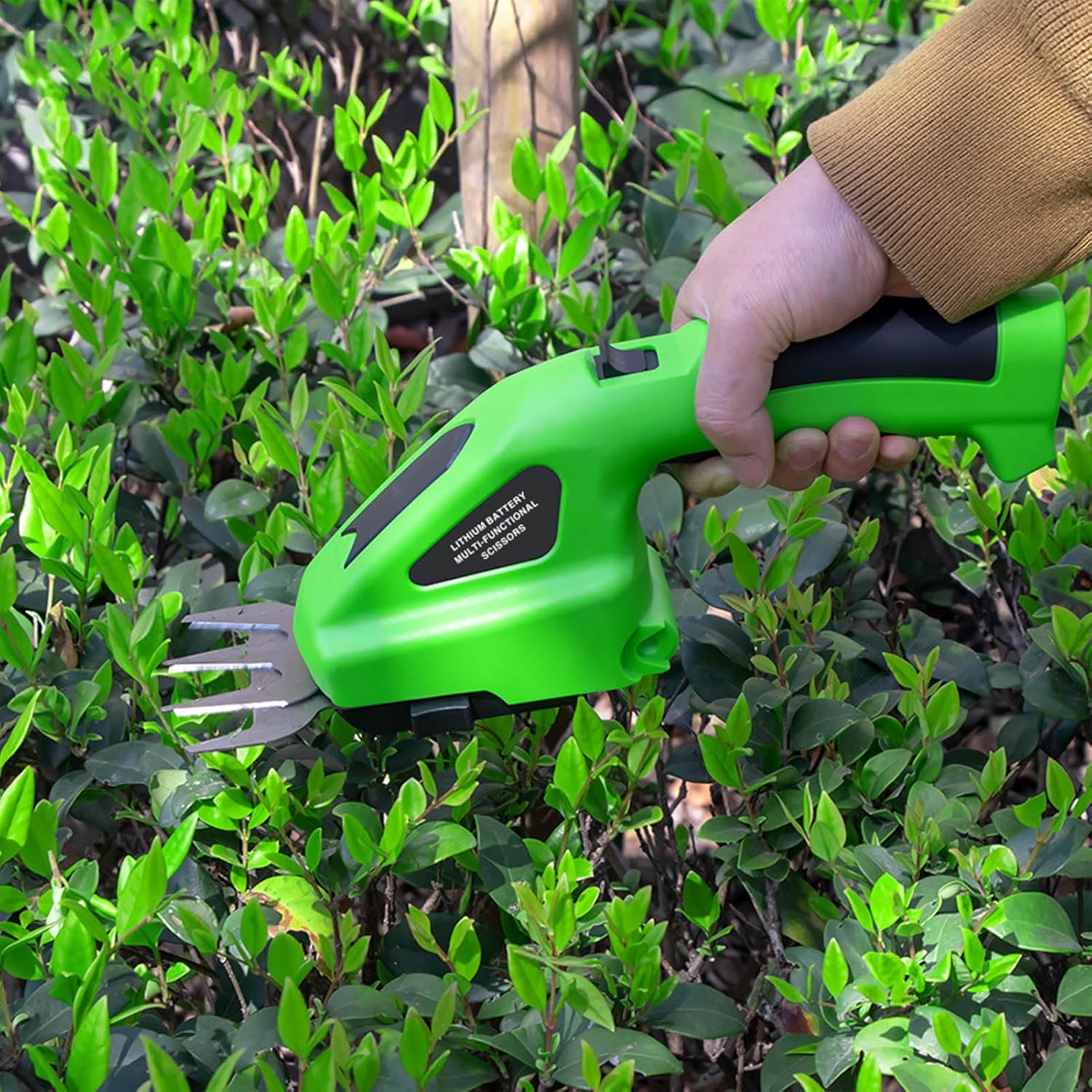 Cordless Electric Scissors High Power Efficient 950 RPM High Speed Electric Pruning Shears for Gardening Trimming