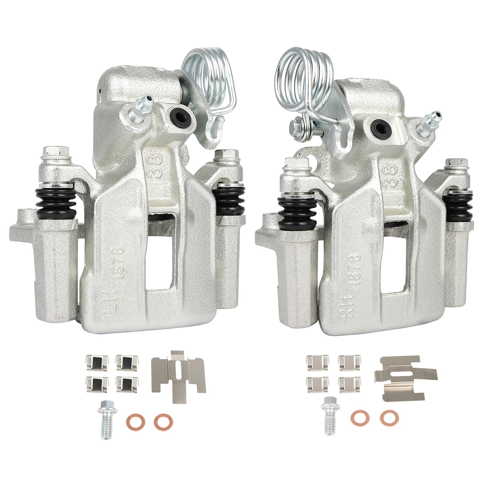 SCITOO 18B4825 18B4824 Rear Left &amp; Right Disc Brake Calipers Assembly w/Bracket For Ford For Mustang 1999-2004