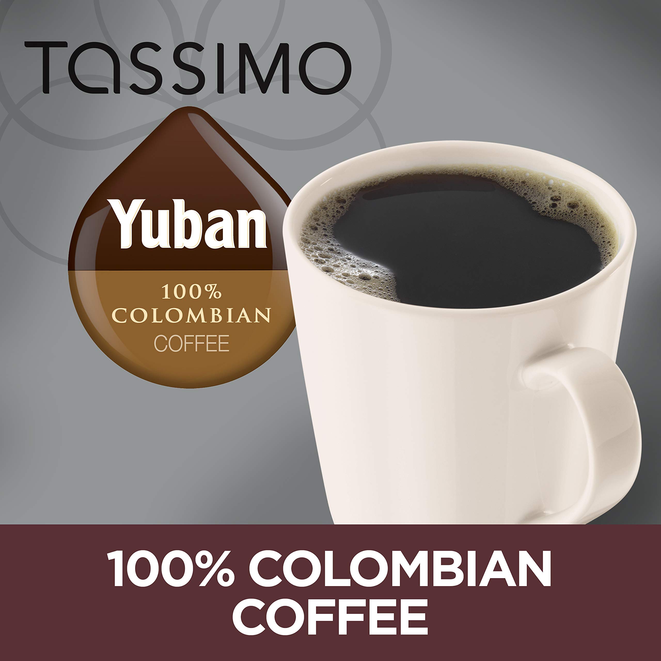 Tassimo Yuban 100 Colombian Medium Roast Coffee TDiscs for Tassimo