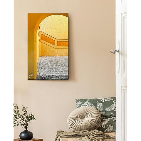 Polsconcept Shades of Yellow. Art Canvas. Wall Decor Art. Interior decor