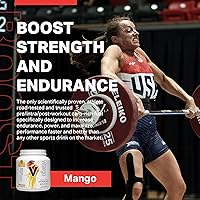 Vista 3 de Vitargo Polvo de Carbohidratos Alimenta el Glucógeno Muscular 2 Veces Más Rápido 1 LB Polvo de Mango Pre Entreno y Post Entreno
