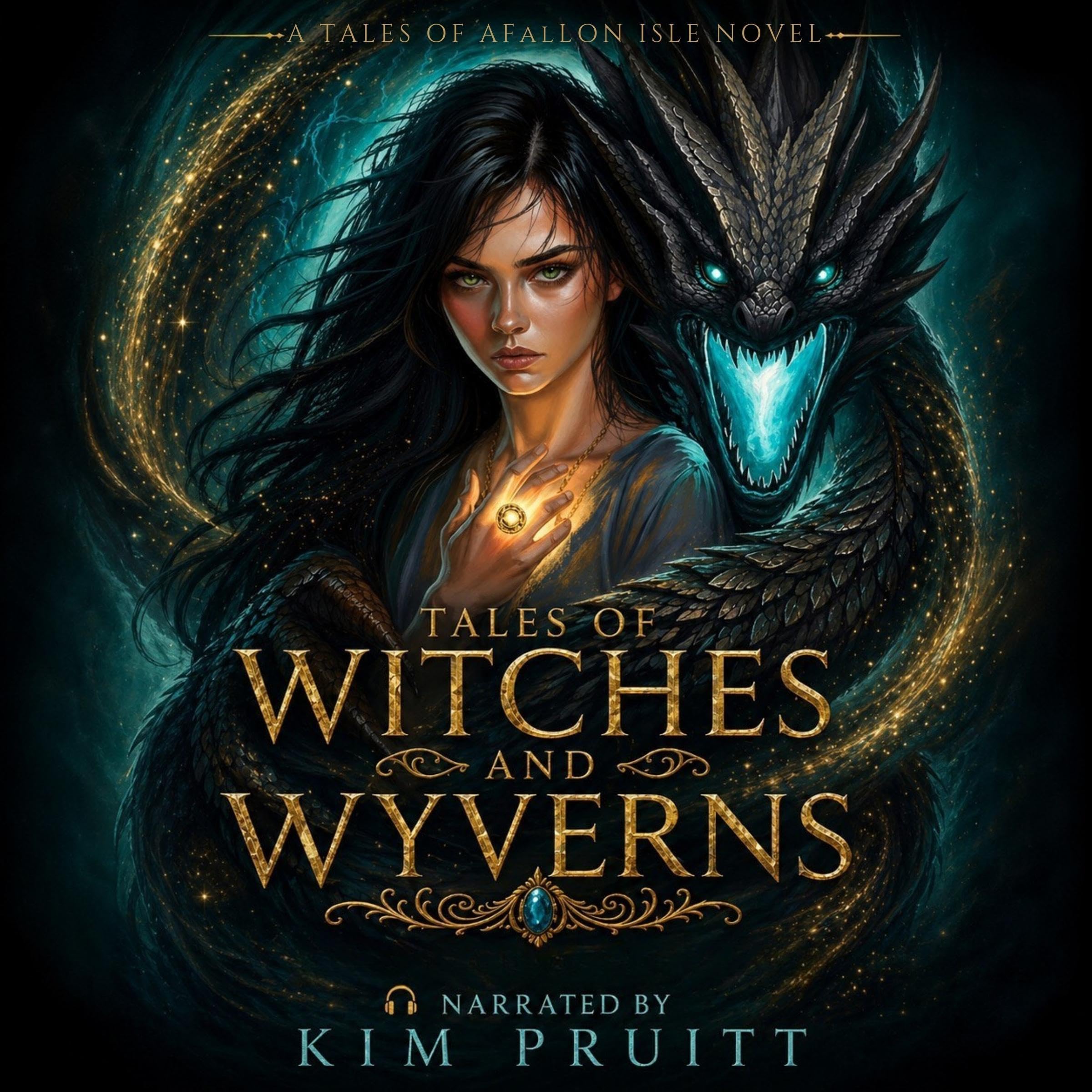 Cover art for Tales of Witches and Wyverns
