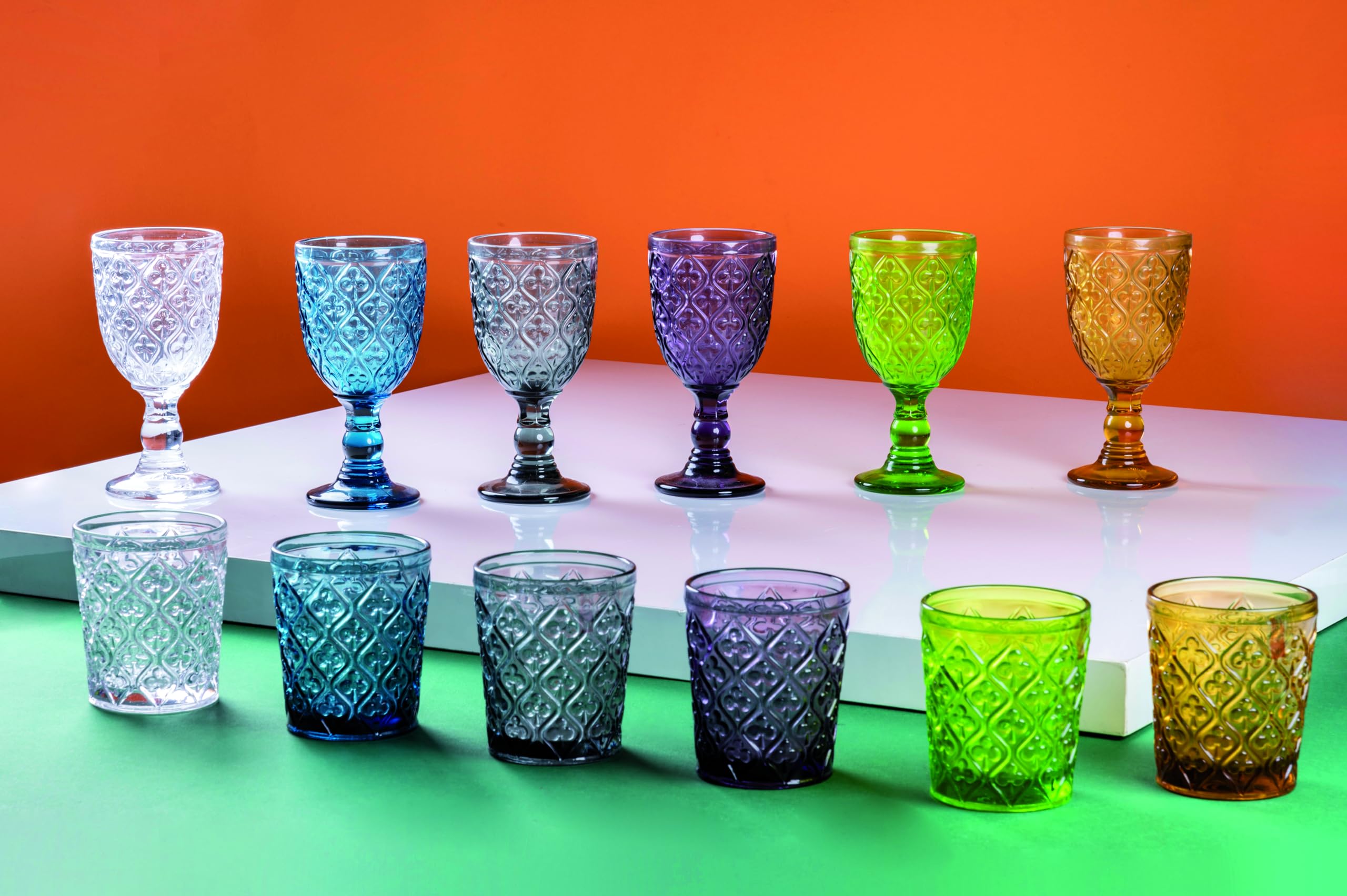 Marrakech set 6 Bicchieri Acqua Multicolor