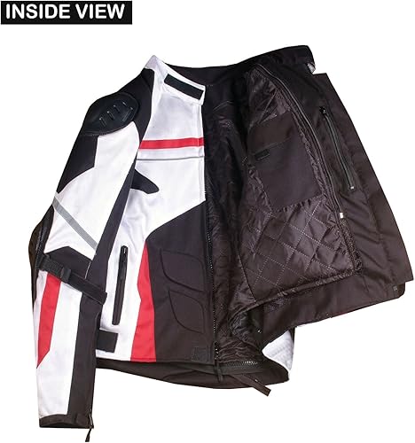 Miniatura 2 de AirTrek - Chaqueta masculina de motorista impermeable protección contra lluvia