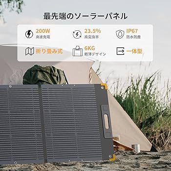 【新品未開封】PECRON PV200 ソーラーパネル 200W PECRON 200Wソーラーパネル 38.8V【新版】