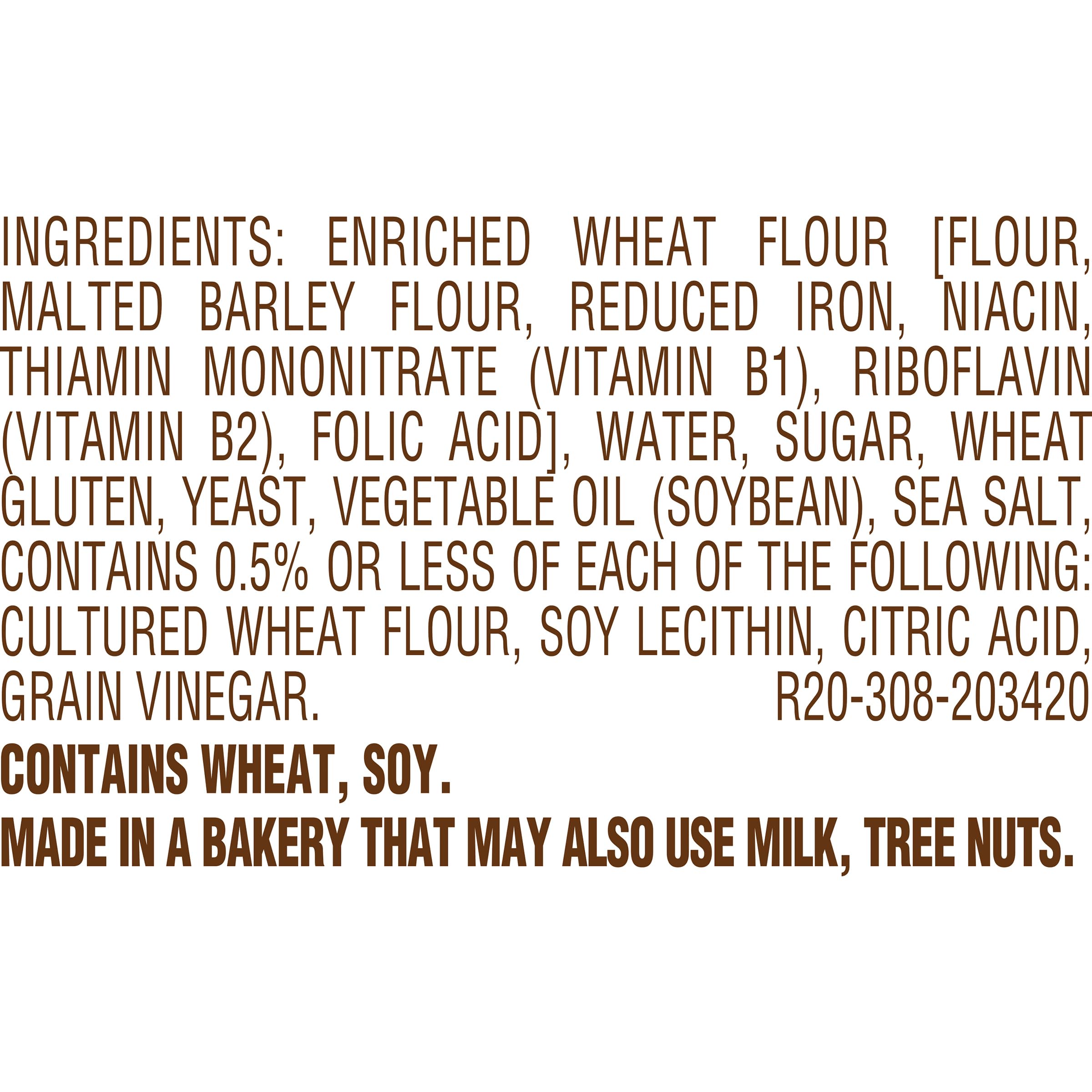 Sara Lee Artesano Original Artisan Bread 20 Oz Loaf of White Bread Without Artificial Preservatives — view 3