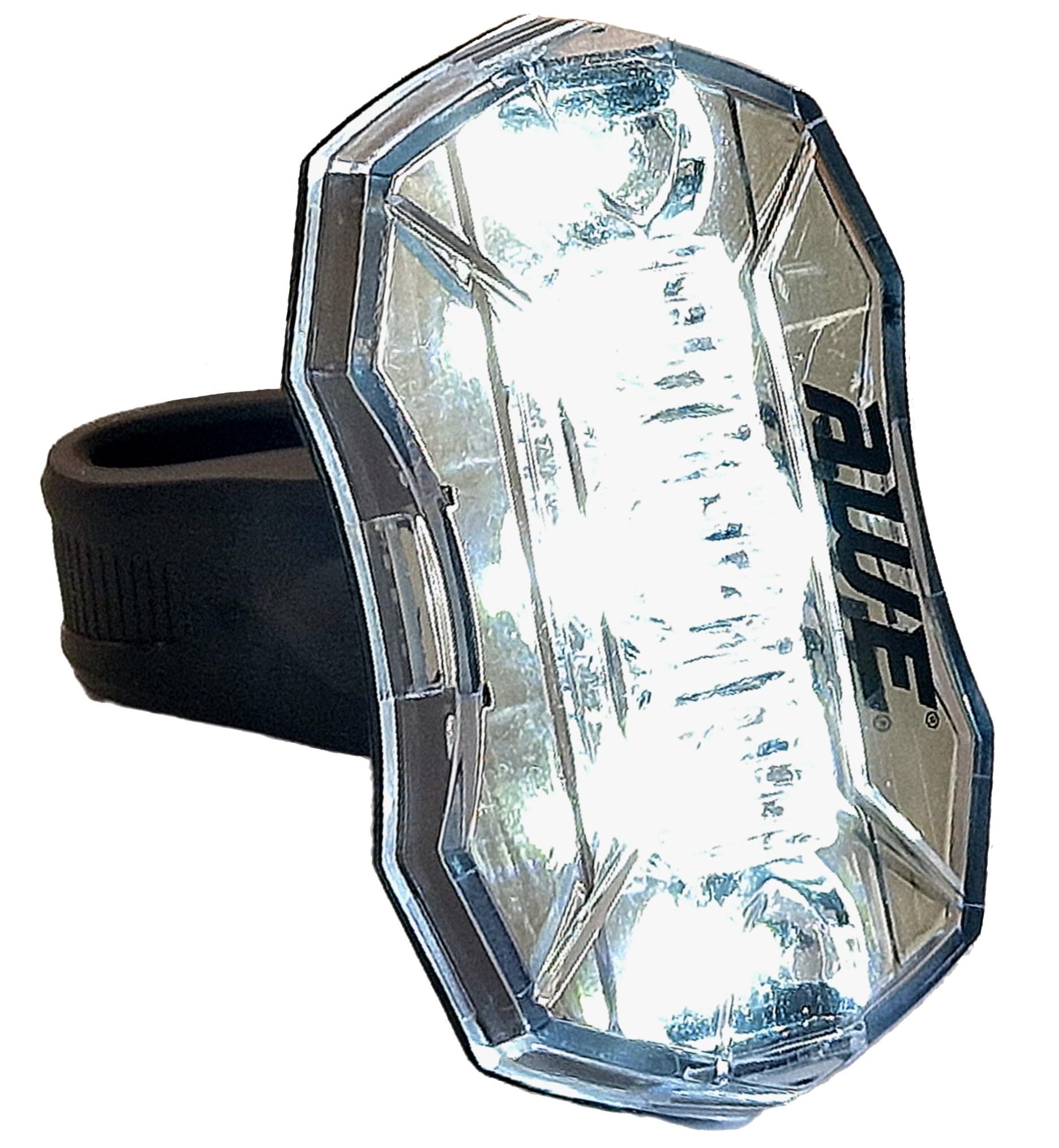 AWEStrobe Super Bright 5 Diode SMD LEDs Front Bike Light, Run Time Of 200 hrs+* Visibility 1km+ Functions: Strobe Chasing,Flashing,Constant: Inc: 2 x AAA Batts. Waterproof IPX4