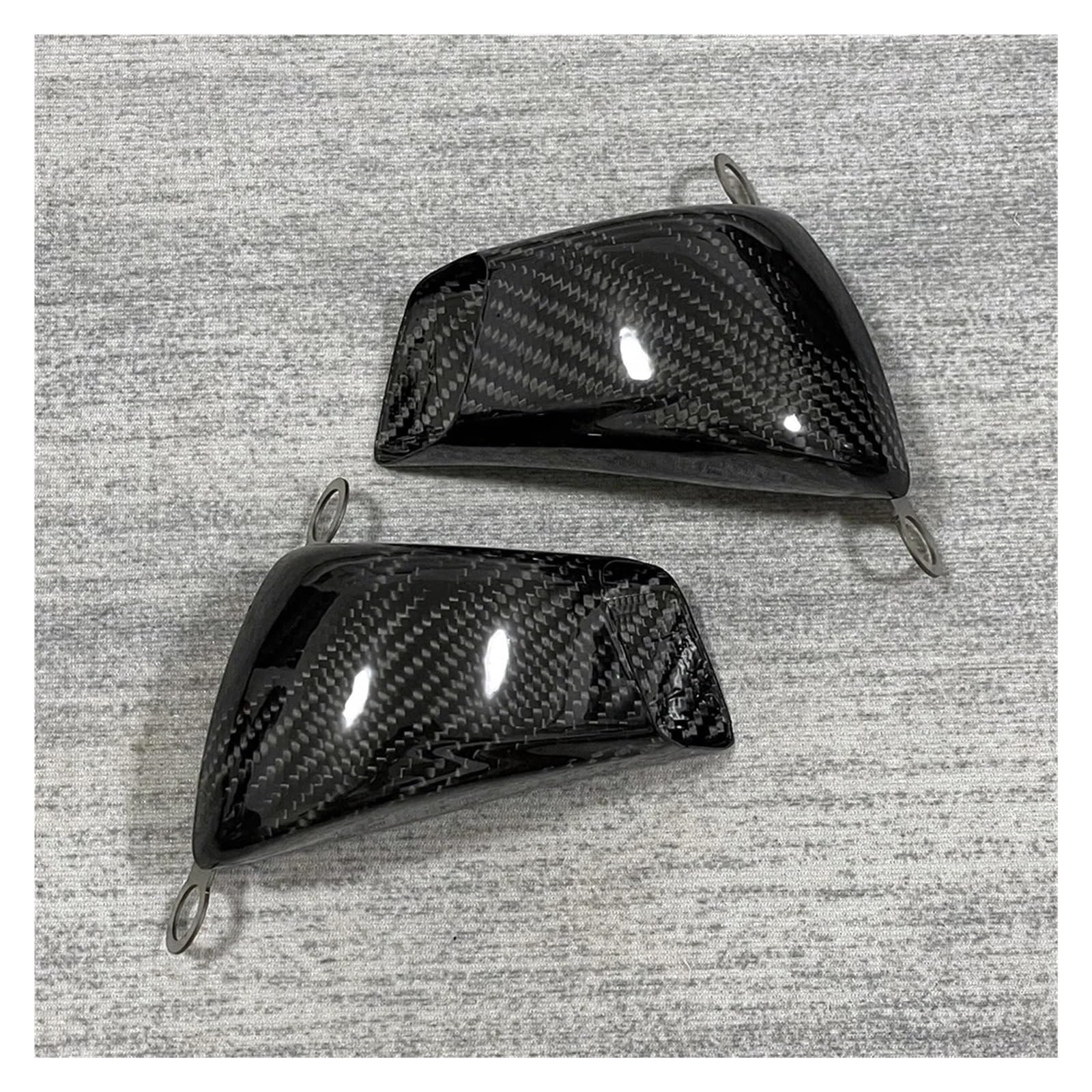 Ajuste para Yamaha YZF-R1 Accesorio Pinza de Fibra de Carbono Cubierta del radiador conductos de Aire Freno refrigeración disipador de Calor Enfriador de Pinza de Freno(Matte)