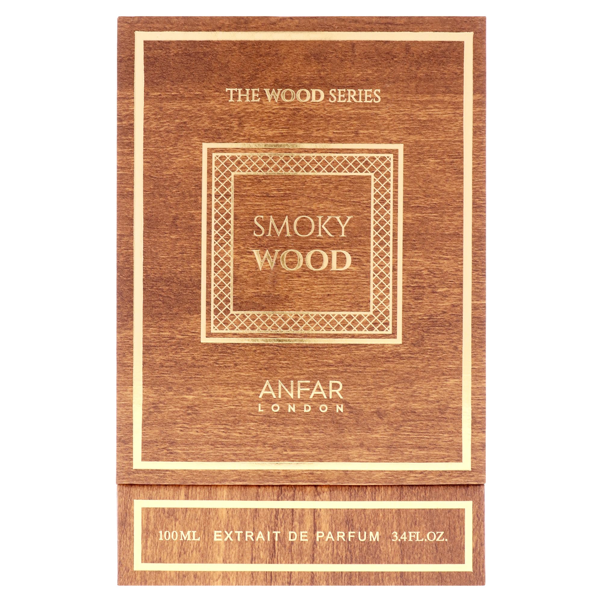 Anfar Anfar London Smoky Wood for Men - Extrait De Parfum Spray da uomo, 96,4 g