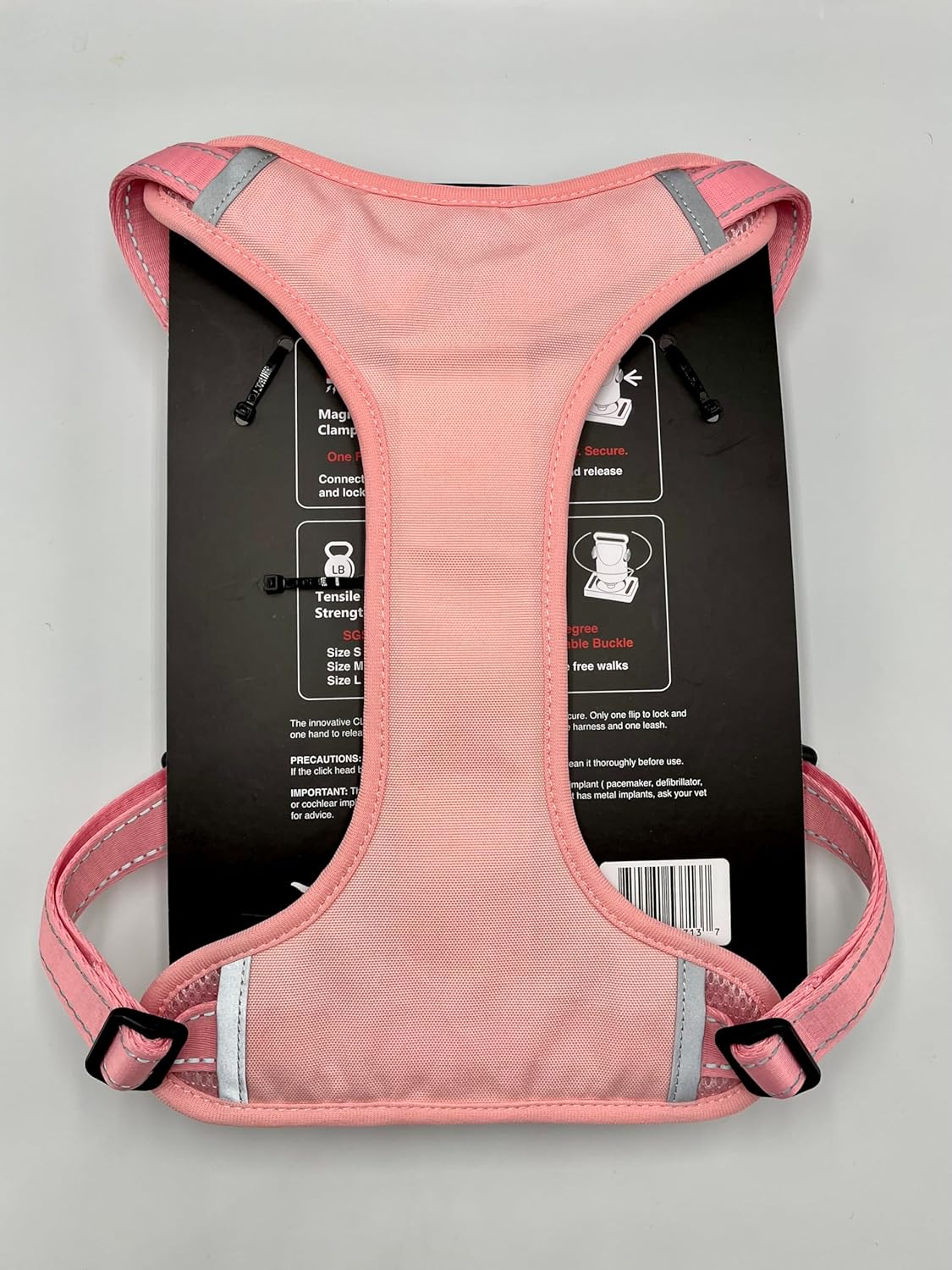 Clickette™ Magnetic Locking Harness and Leash (Pink, Extra Small)