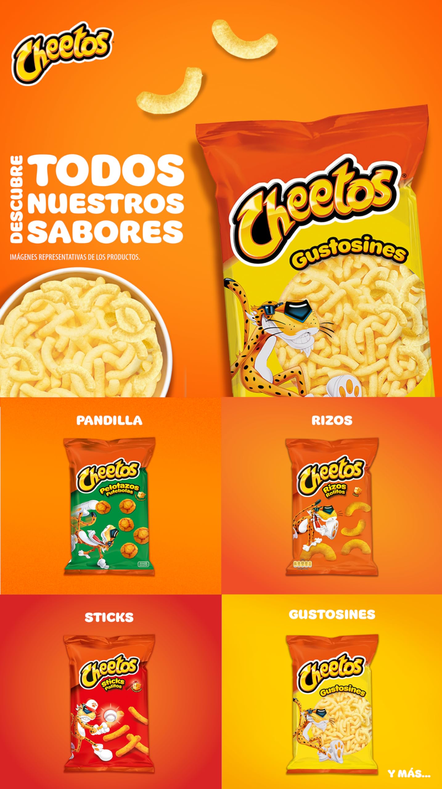 Cheetos Gustosines Sal Aperitivo Maíz Horneado 75g