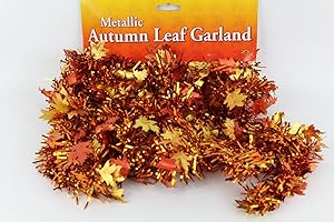 Metallic Autumn Leaf Garland