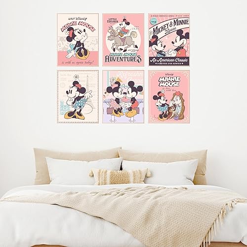 Vista 45 de BigWig Prints Decoración de pared de Mickey Mouse – Citas artísticas de pared de Mickey Mouse, imágenes de decoración de guardería, póster Cita