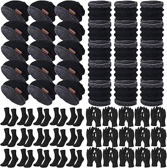 36 Pack Winter Beanies, Bulk Cold Weather Warm Stretch-554109